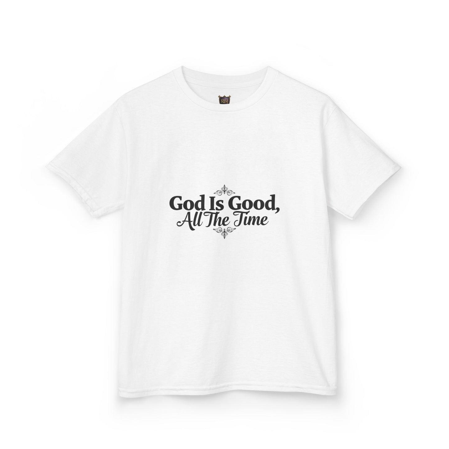Kids Inspirational Tee - "God Is Good, All The Time"