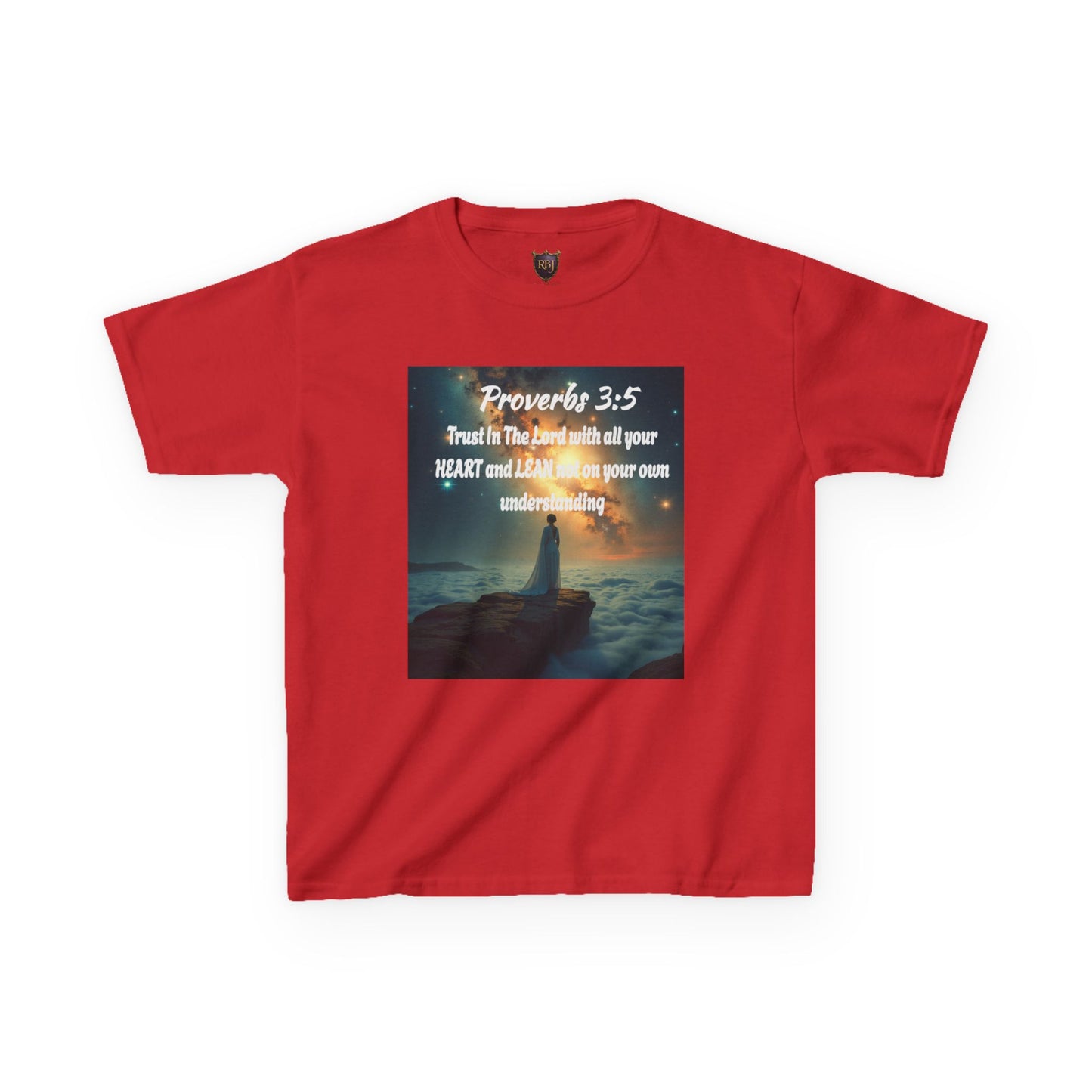 "Proverbs 3:5" Inspirational Kids Tee