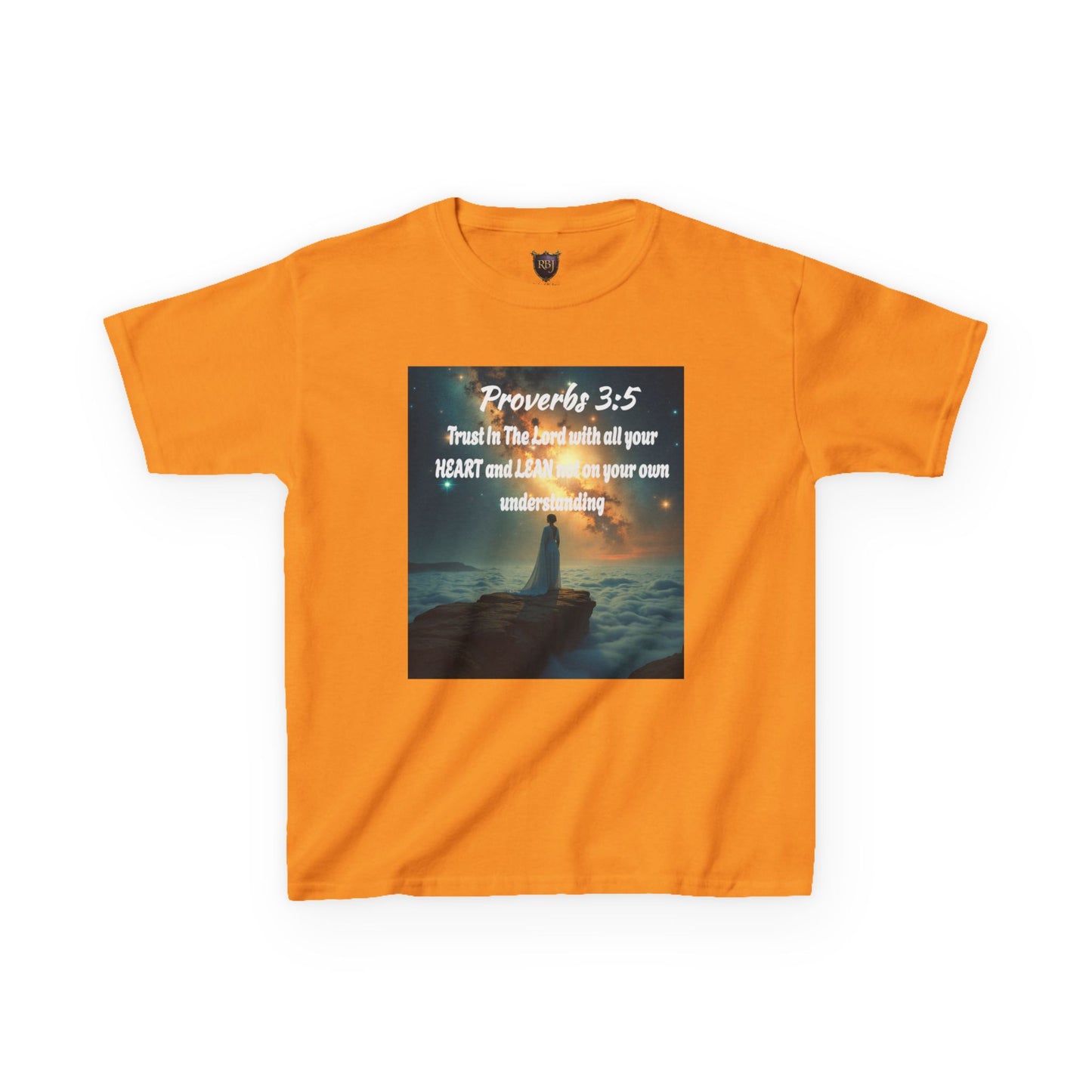 "Proverbs 3:5" Inspirational Kids Tee