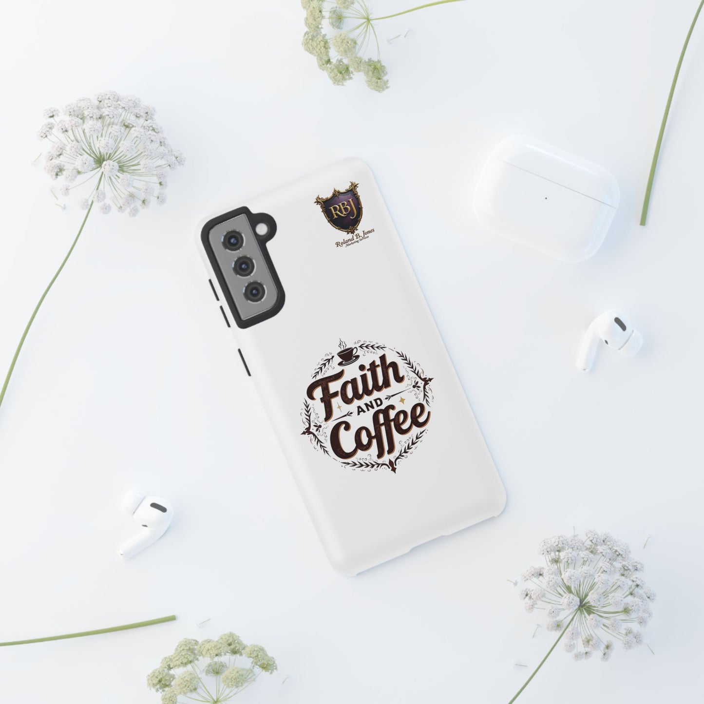 Faith and Coffee Phone Case