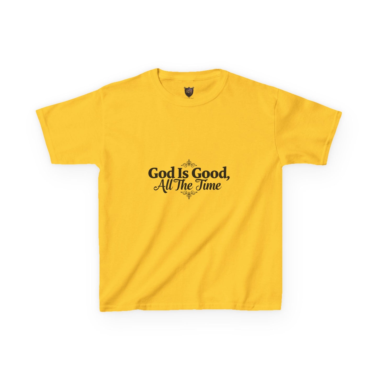 Kids Inspirational Tee - "God Is Good, All The Time"