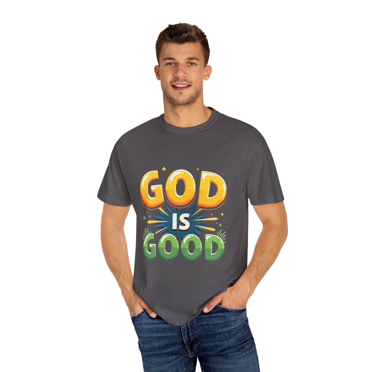 God is Good Garment-Dyed T-shirt