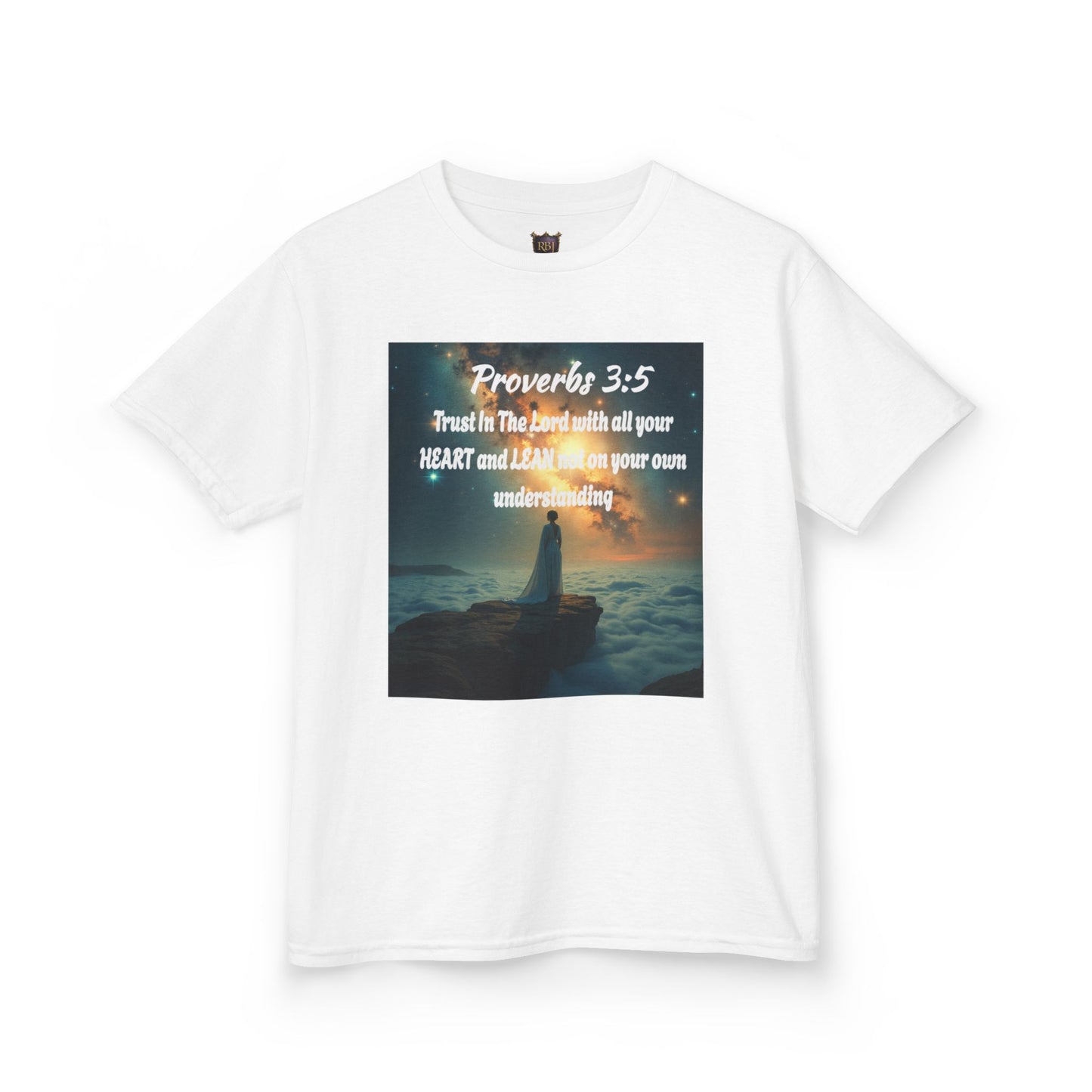 "Proverbs 3:5" Inspirational Kids Tee