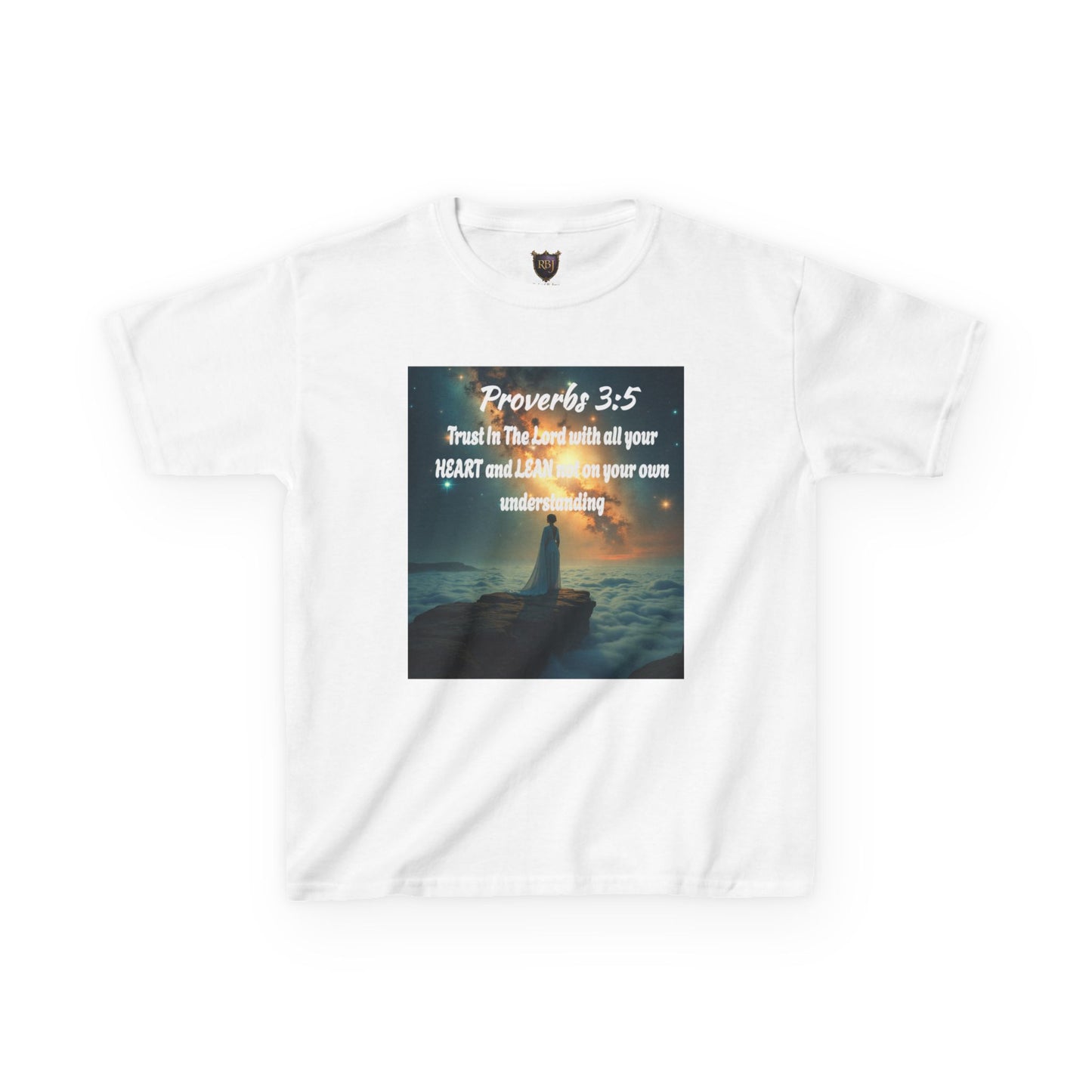 "Proverbs 3:5" Inspirational Kids Tee