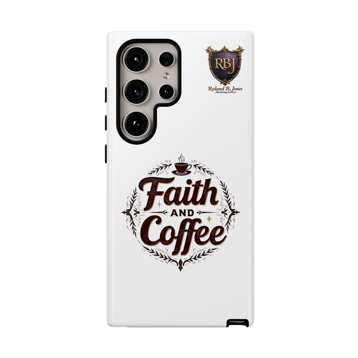 Faith and Coffee Phone Case