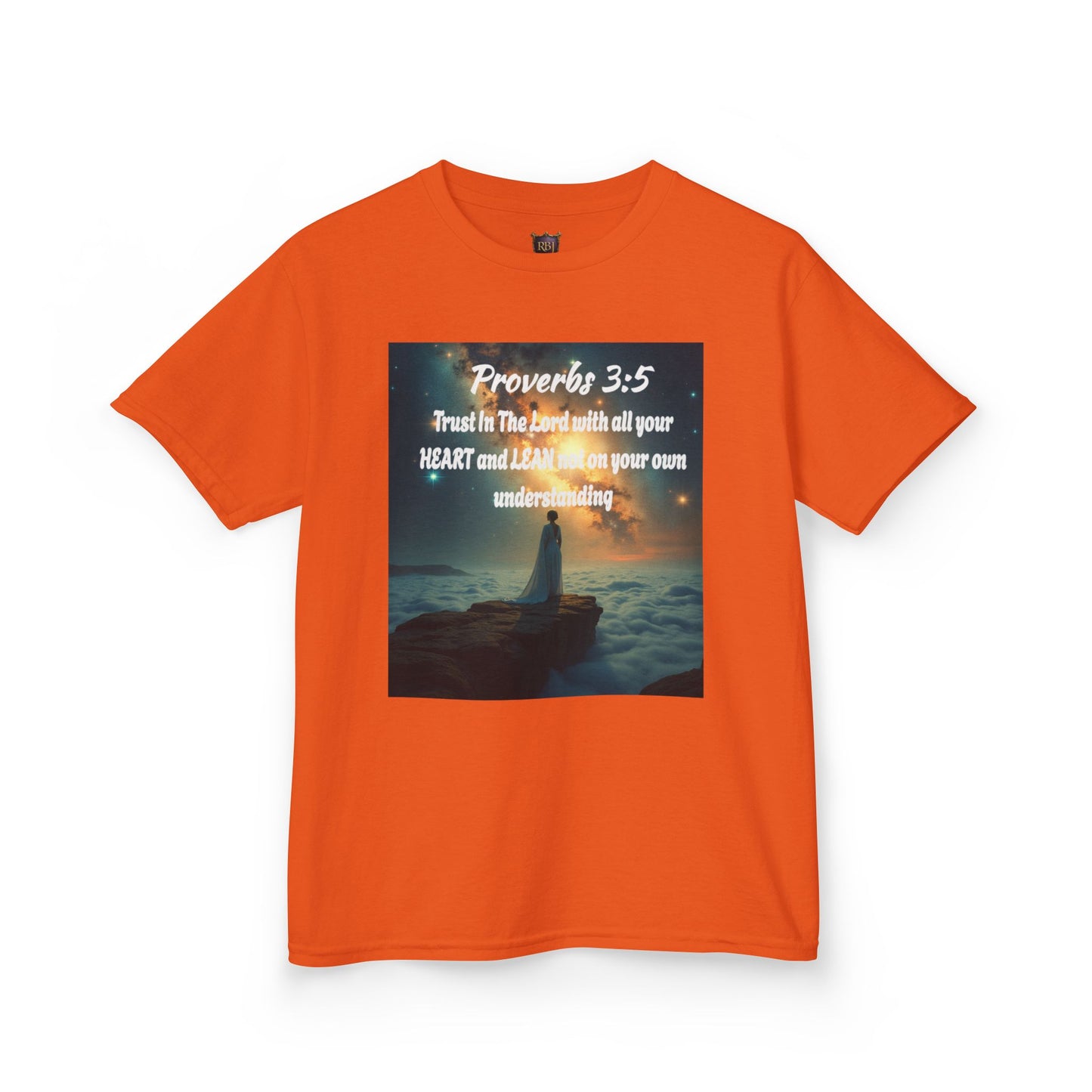 "Proverbs 3:5" Inspirational Kids Tee
