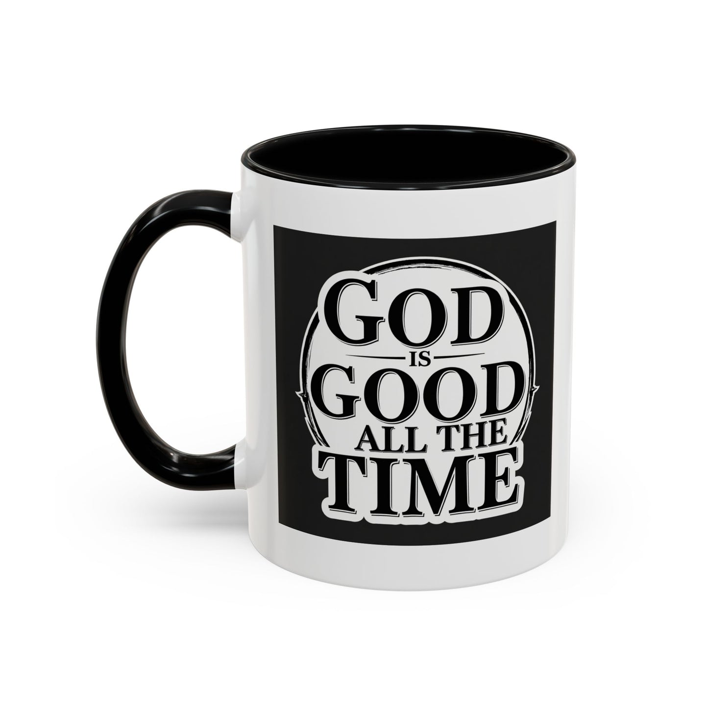 "God Is Good" Accent Coffee Mug