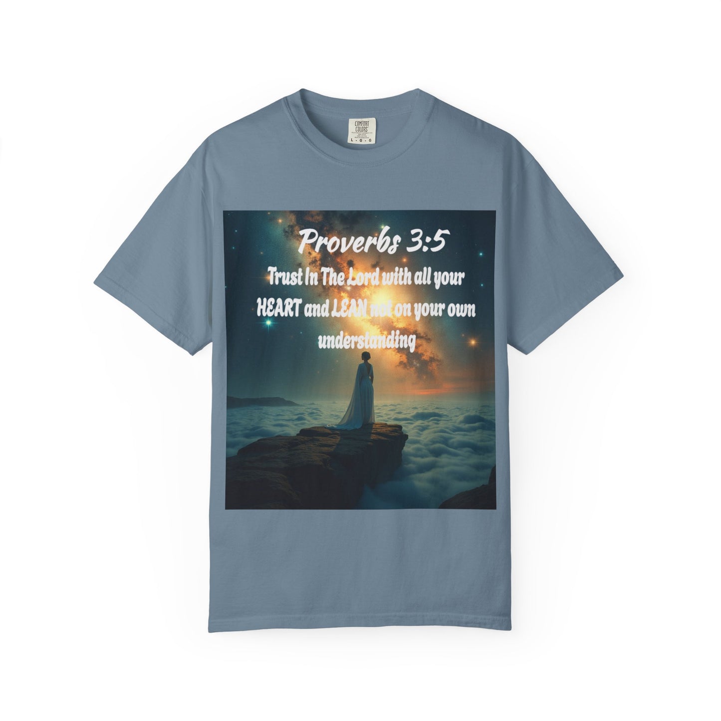 "Proverbs 3:5" Inspirational Trust Tee