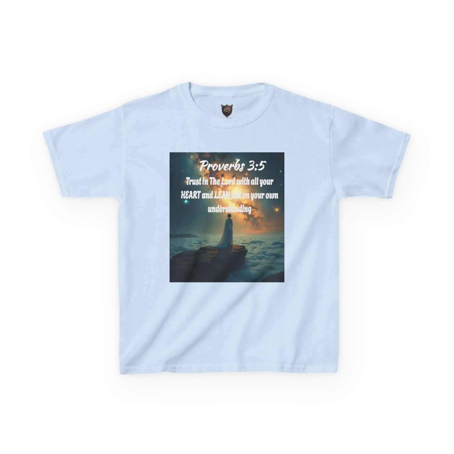 "Proverbs 3:5" Inspirational Kids Tee