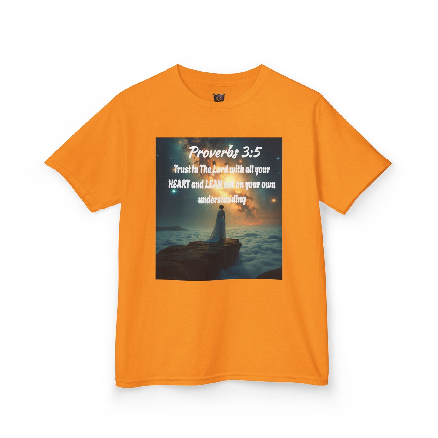 "Proverbs 3:5" Inspirational Kids Tee