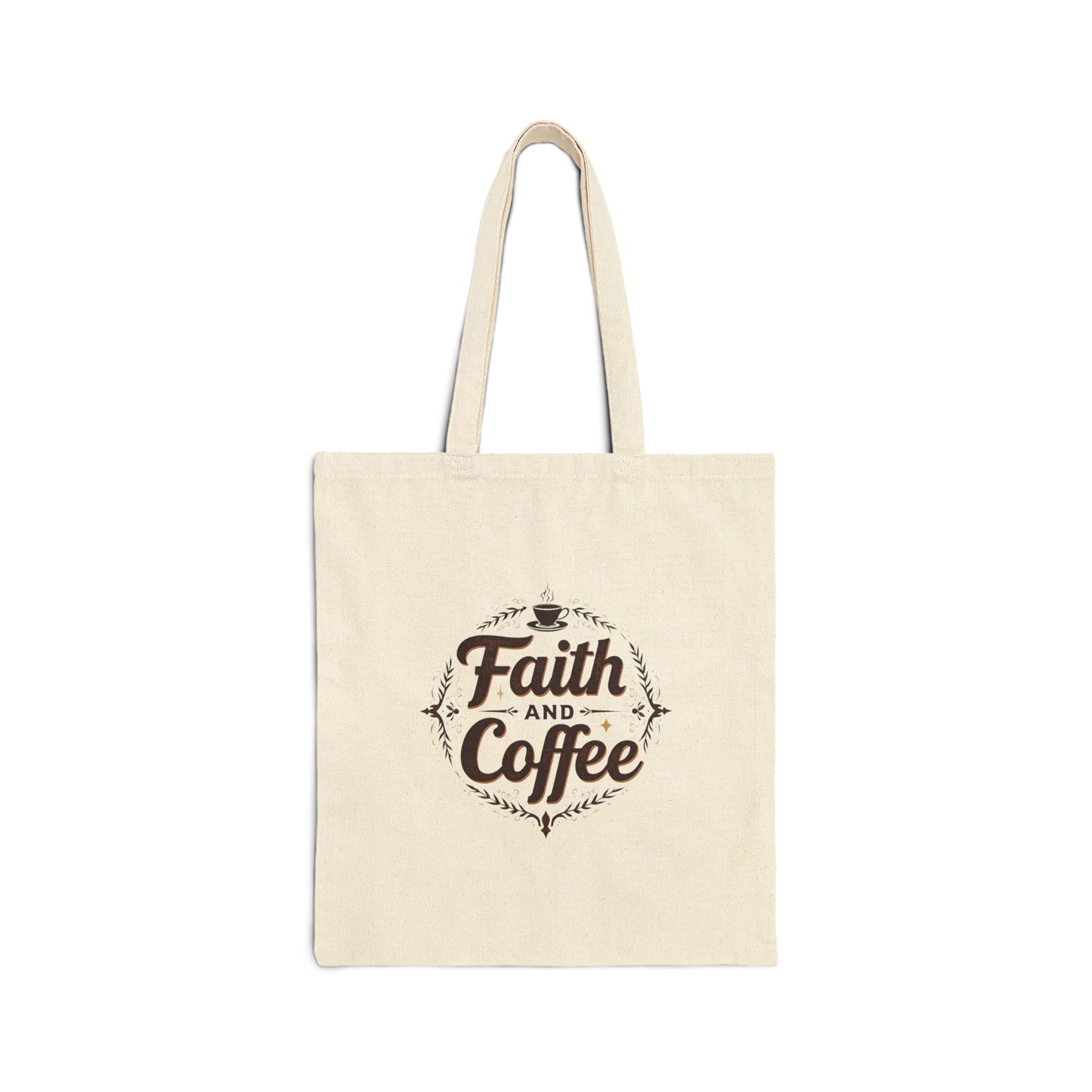 Faith and Coffee Tote Bag