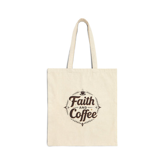 Faith and Coffee Tote Bag