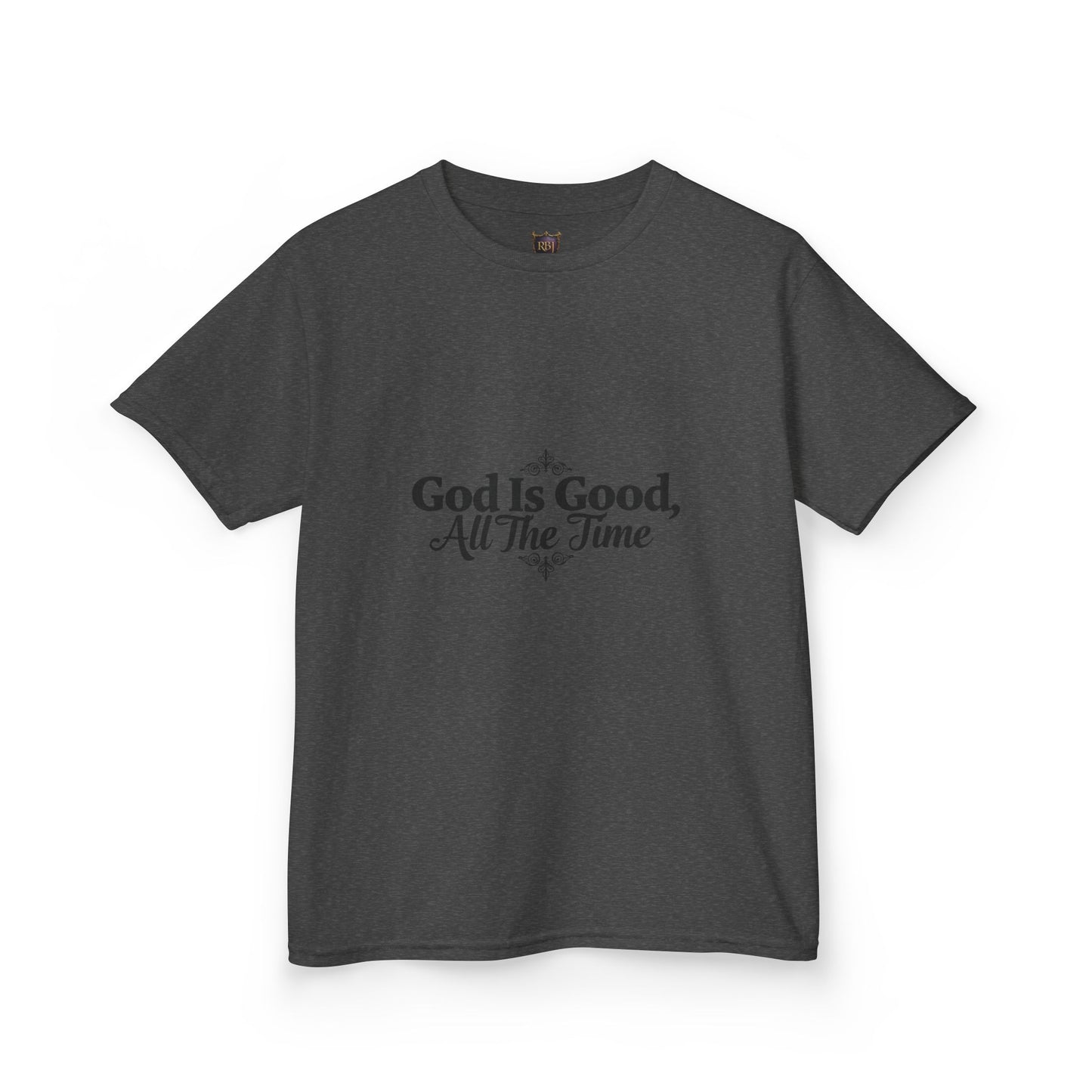 Kids Inspirational Tee - "God Is Good, All The Time"