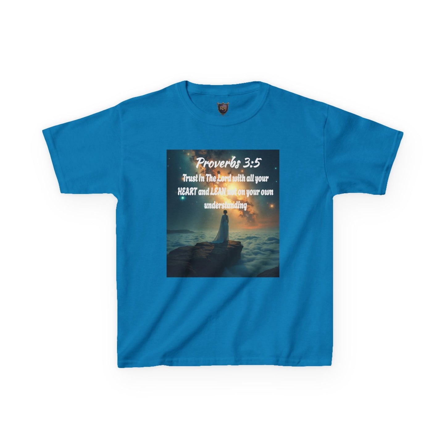 "Proverbs 3:5" Inspirational Kids Tee