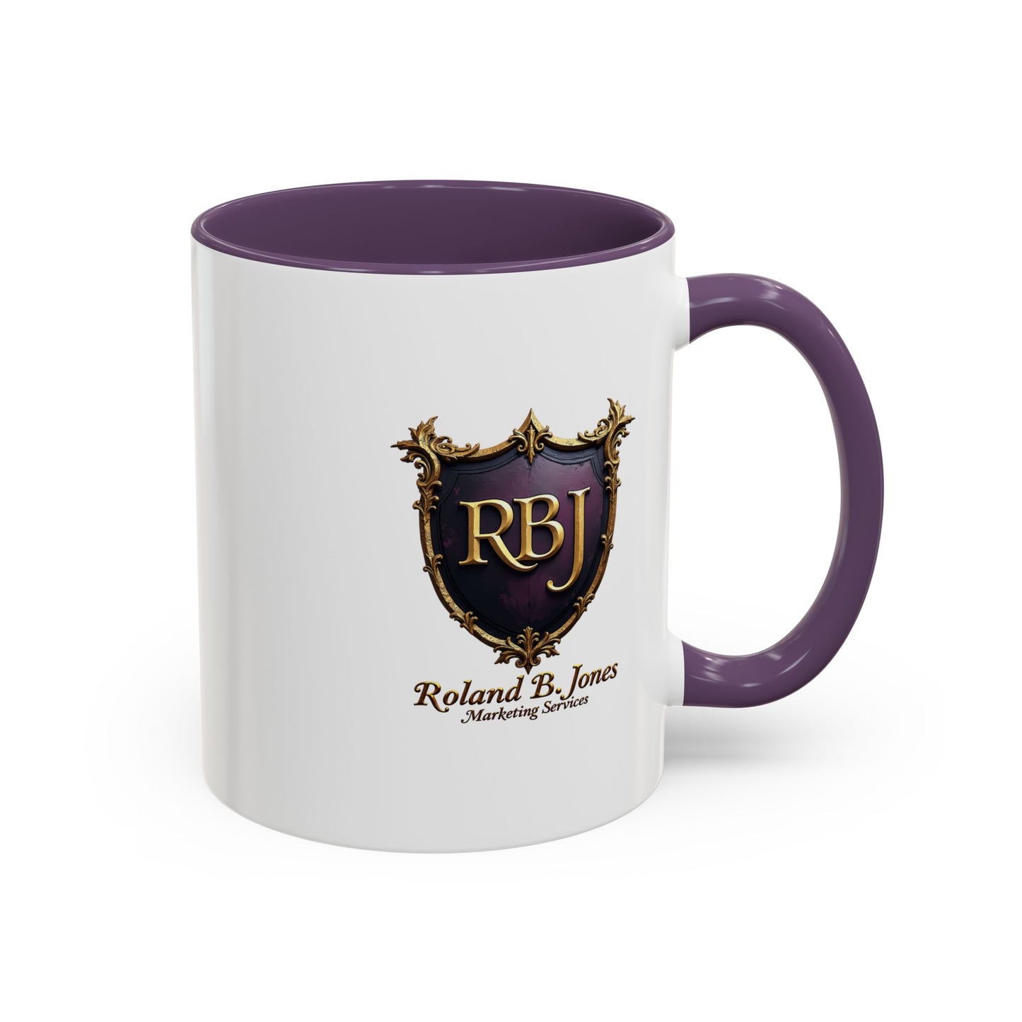 Personalized Accent Coffee Mug "Faith and Coffee"