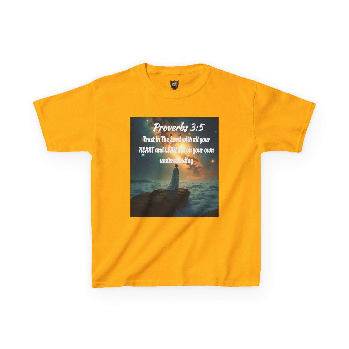 "Proverbs 3:5" Inspirational Kids Tee
