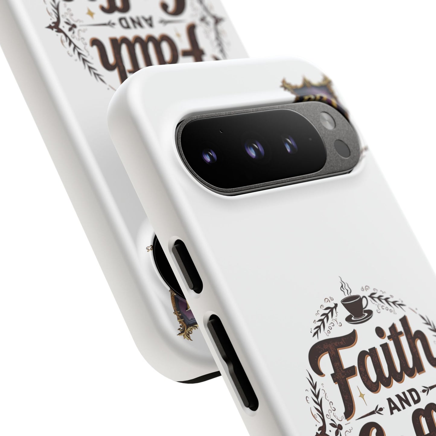 Faith and Coffee Phone Case