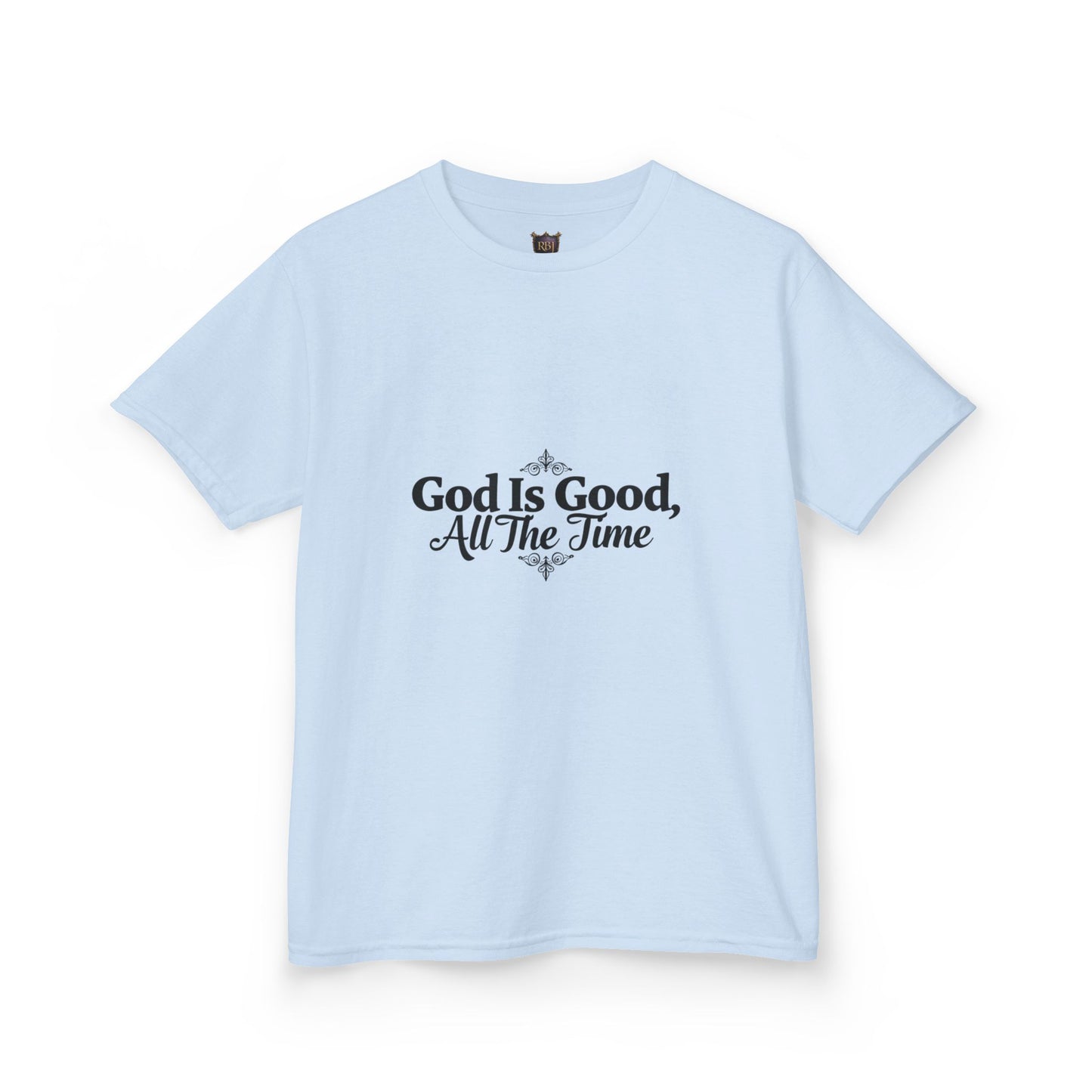 Kids Inspirational Tee - "God Is Good, All The Time"