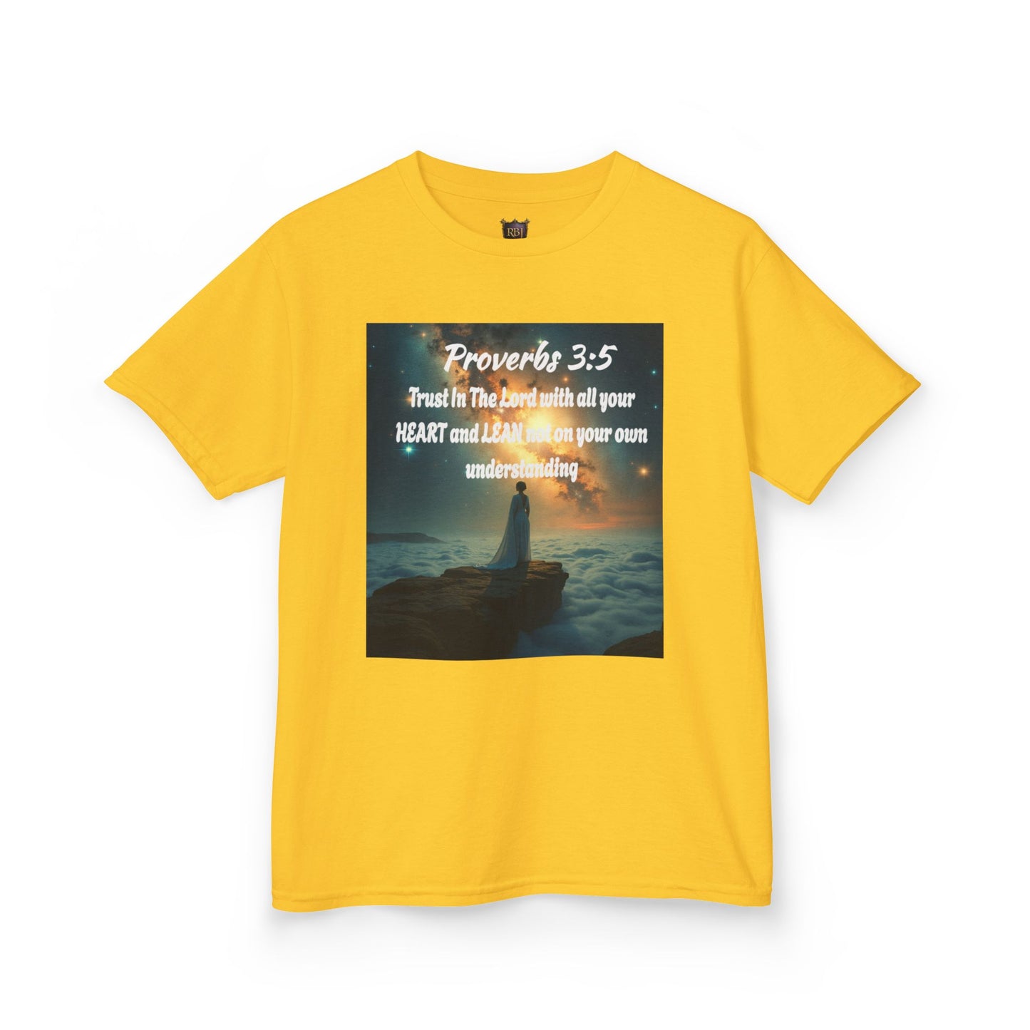 "Proverbs 3:5" Inspirational Kids Tee