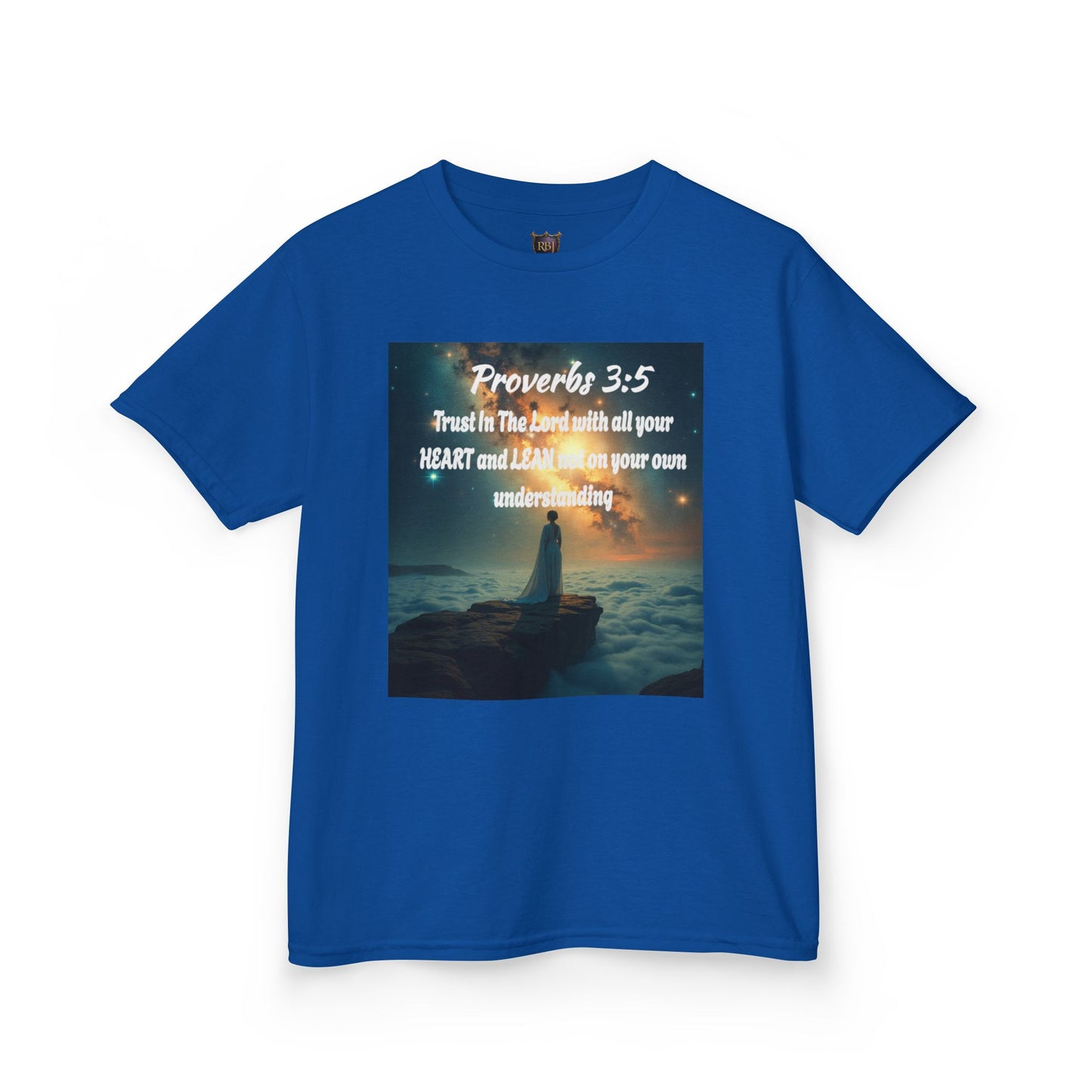 "Proverbs 3:5" Inspirational Kids Tee
