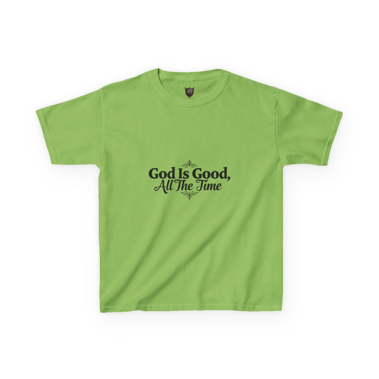 Kids Inspirational Tee - "God Is Good, All The Time"