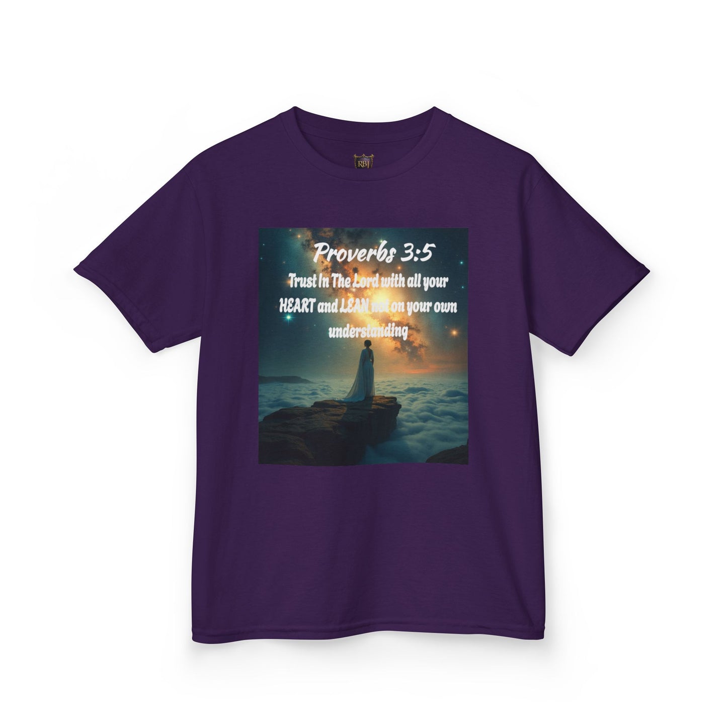 "Proverbs 3:5" Inspirational Kids Tee