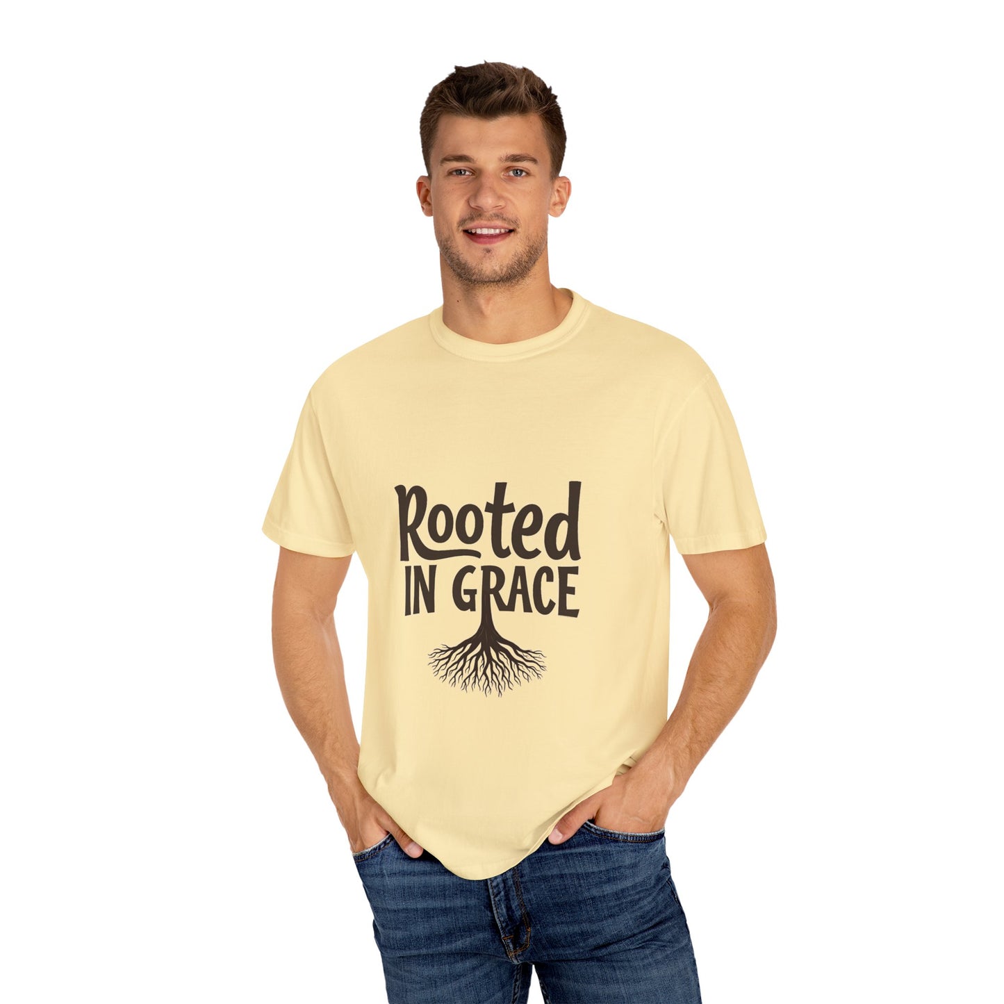 Rooted in Grace Unisex Garment-Dyed T-Shirt