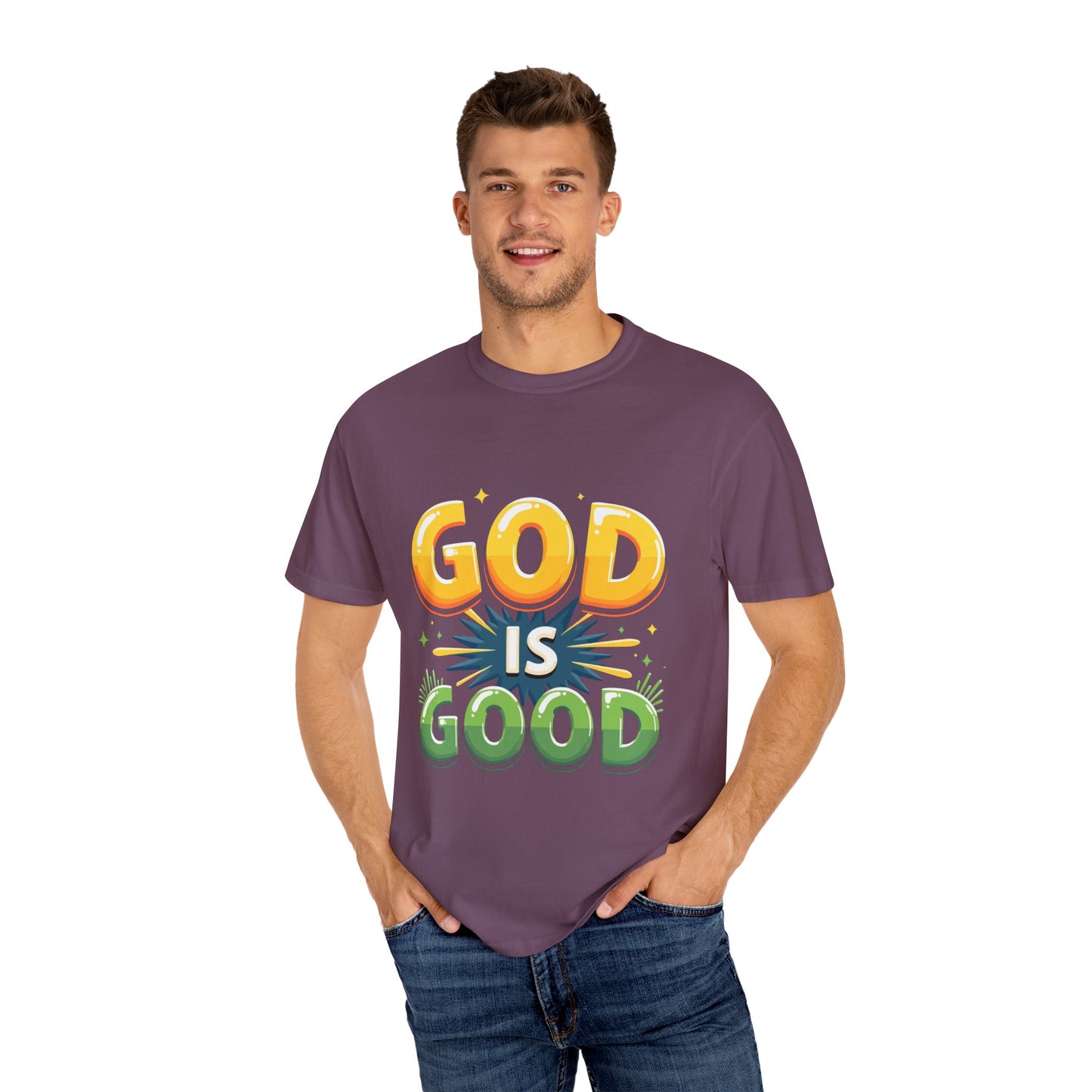 God is Good Garment-Dyed T-shirt