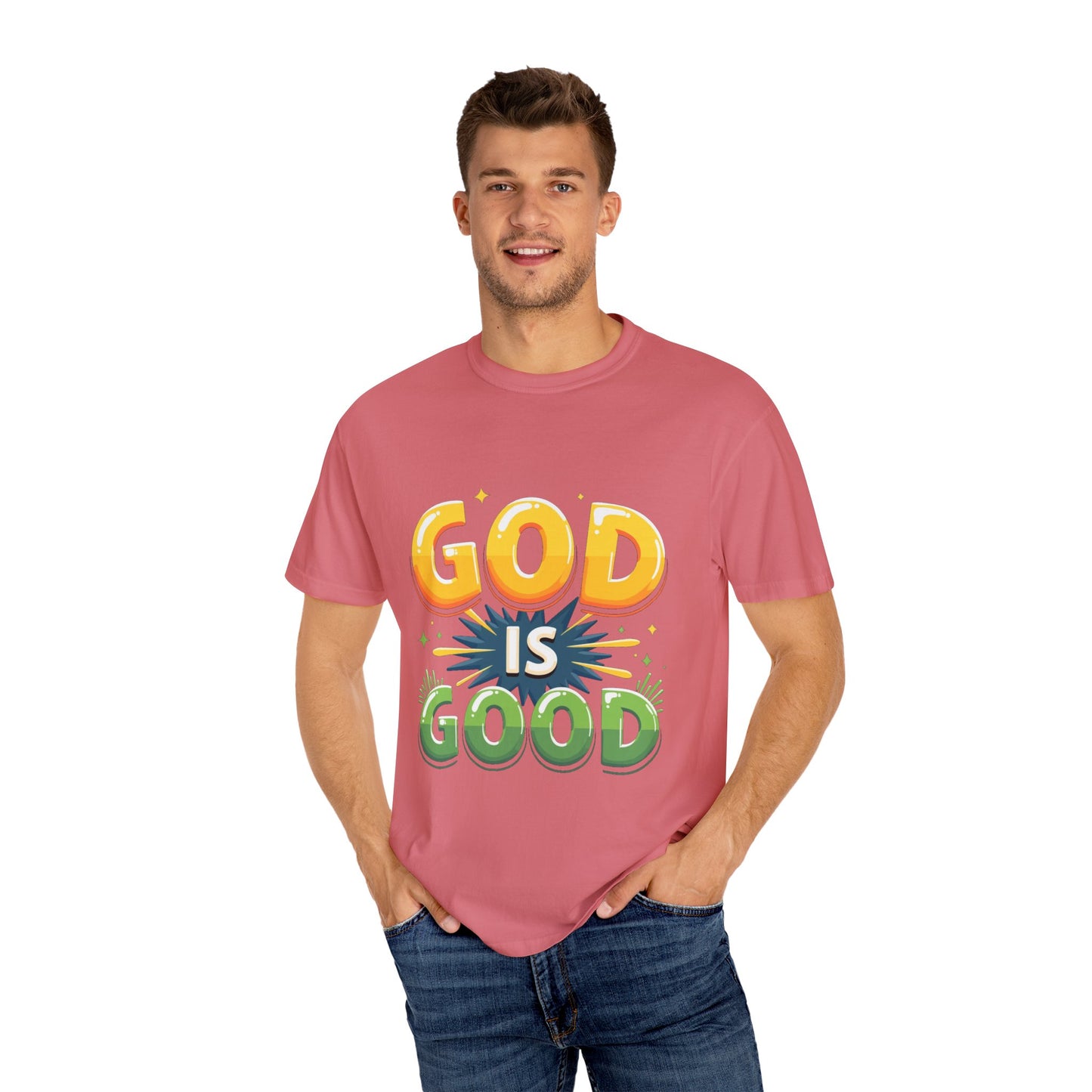 God is Good Garment-Dyed T-shirt