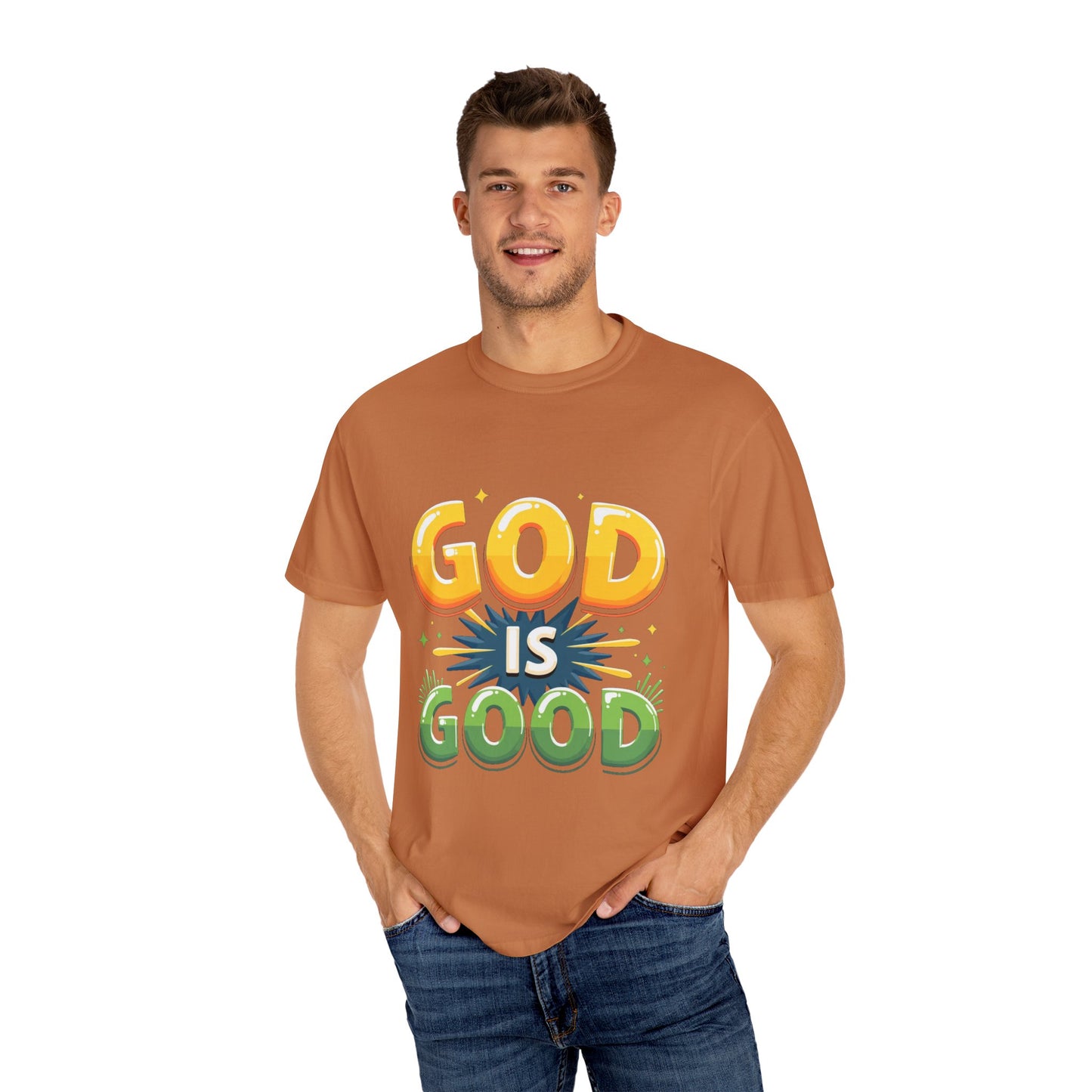 God is Good Garment-Dyed T-shirt