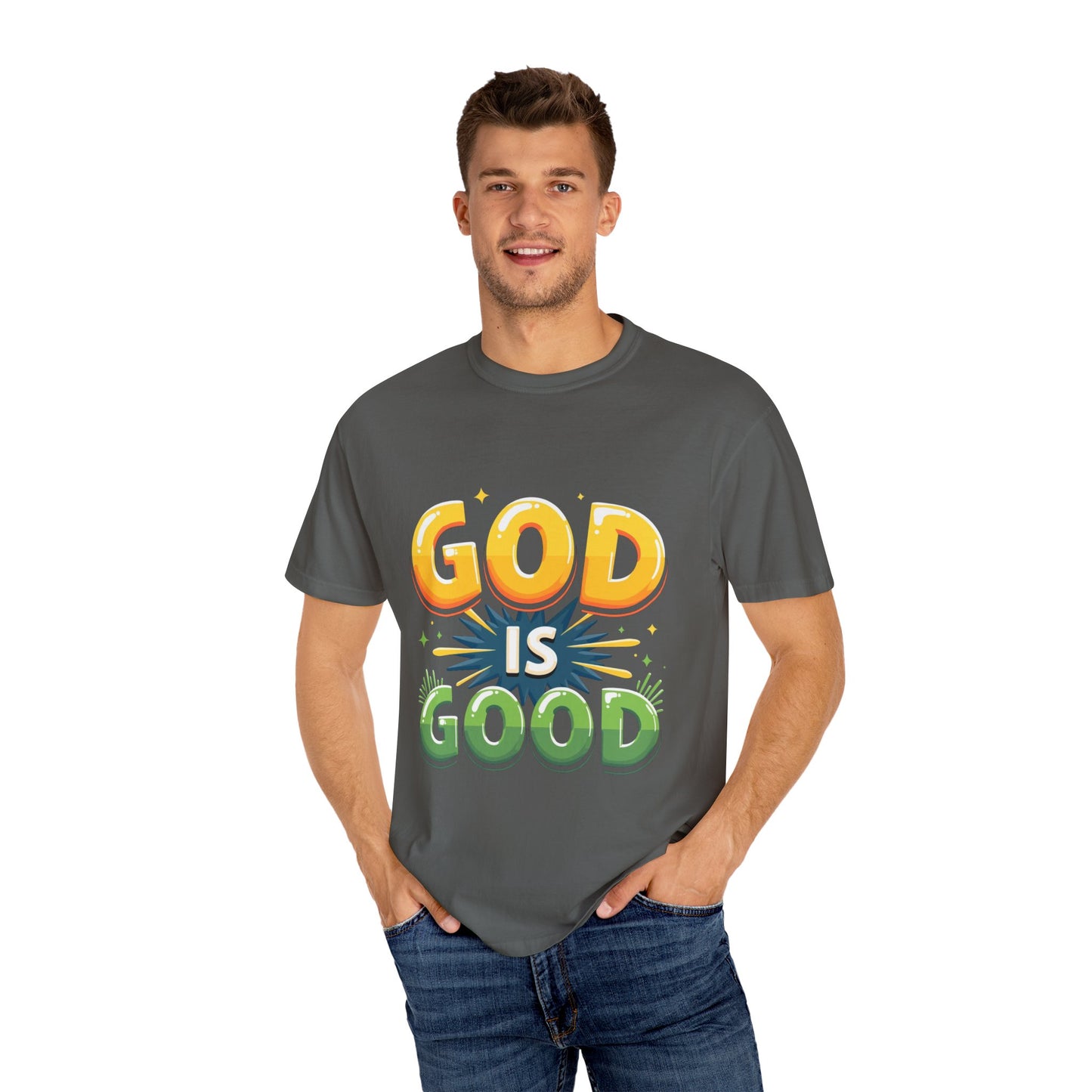 God is Good Garment-Dyed T-shirt