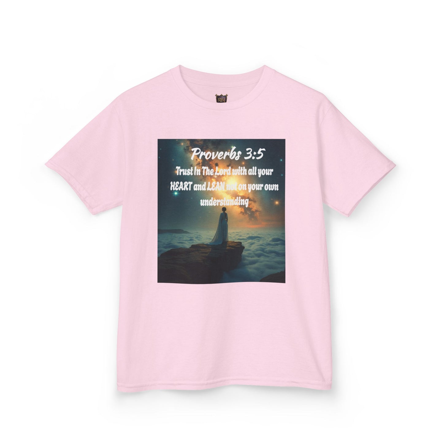 "Proverbs 3:5" Inspirational Kids Tee