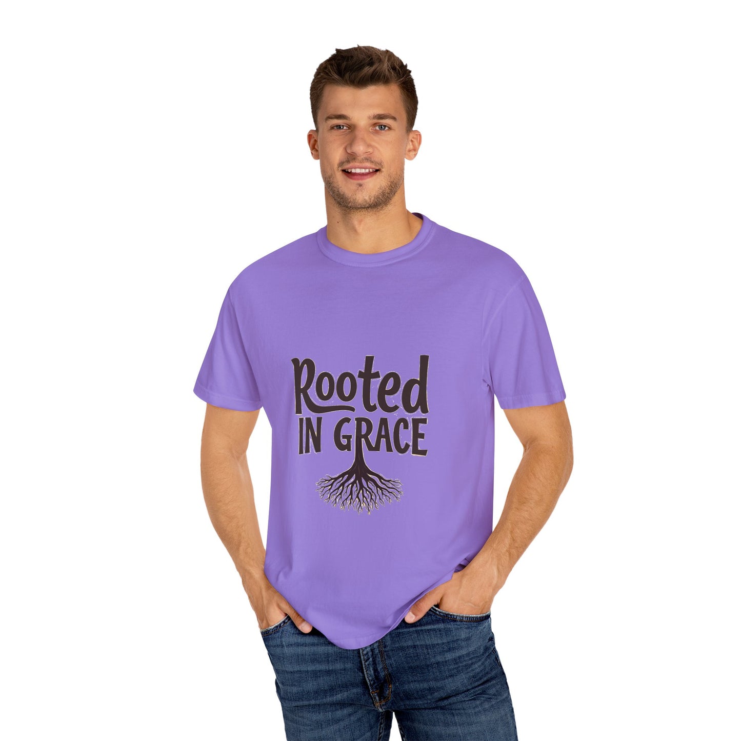 Rooted in Grace Unisex Garment-Dyed T-Shirt