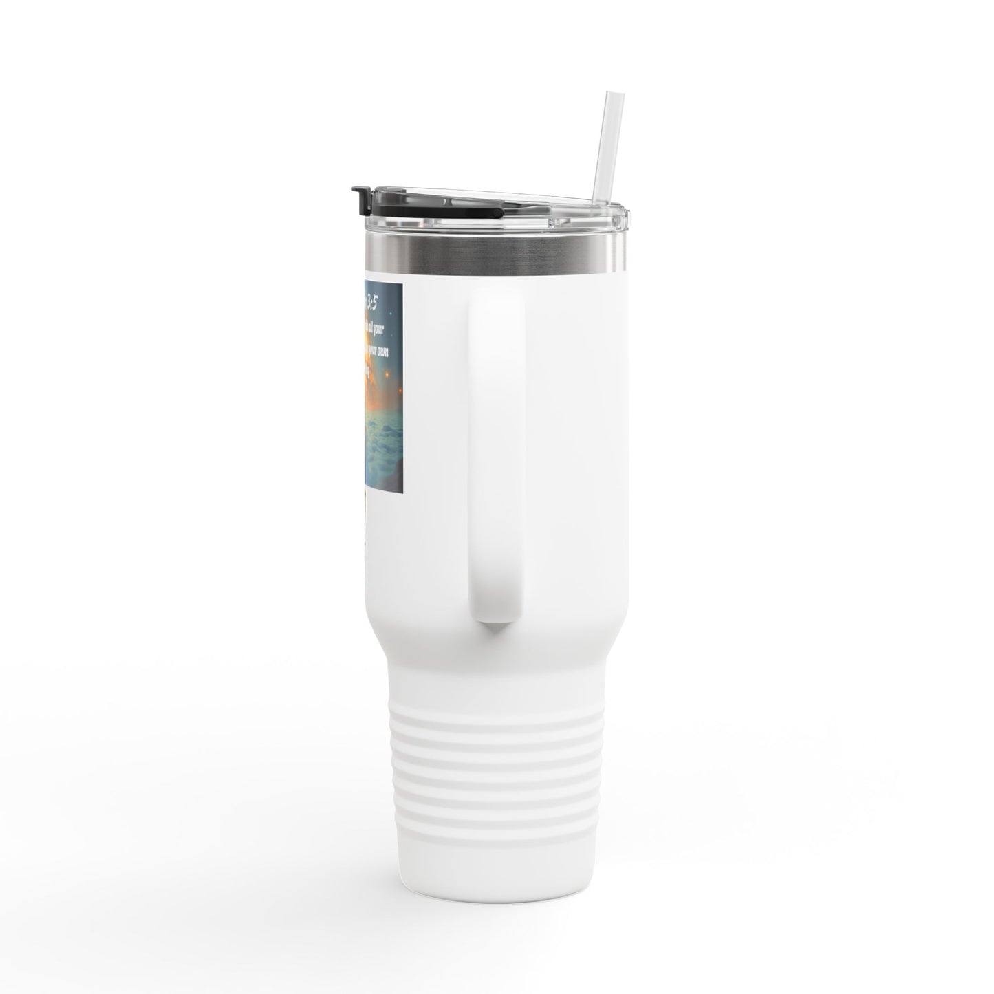 "Proverbs 3:5" Inspirational Insulated Travel Mug | 40oz