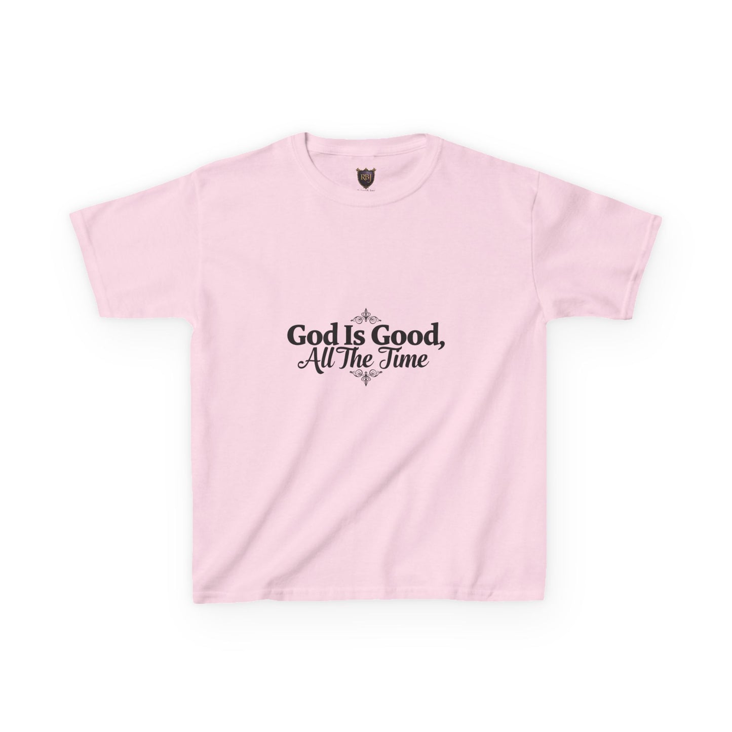 Kids Inspirational Tee - "God Is Good, All The Time"