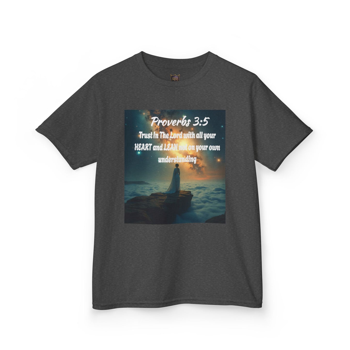 "Proverbs 3:5" Inspirational Kids Tee