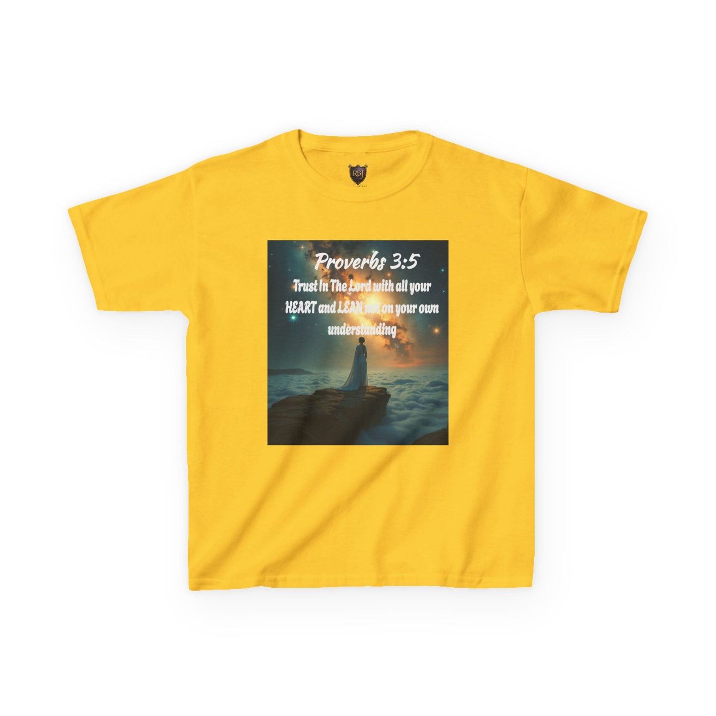 "Proverbs 3:5" Inspirational Kids Tee