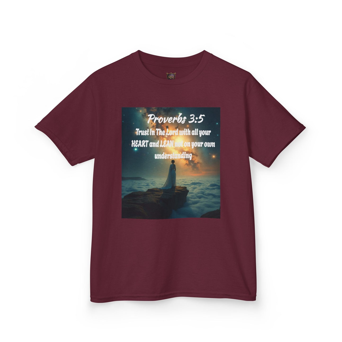 "Proverbs 3:5" Inspirational Kids Tee