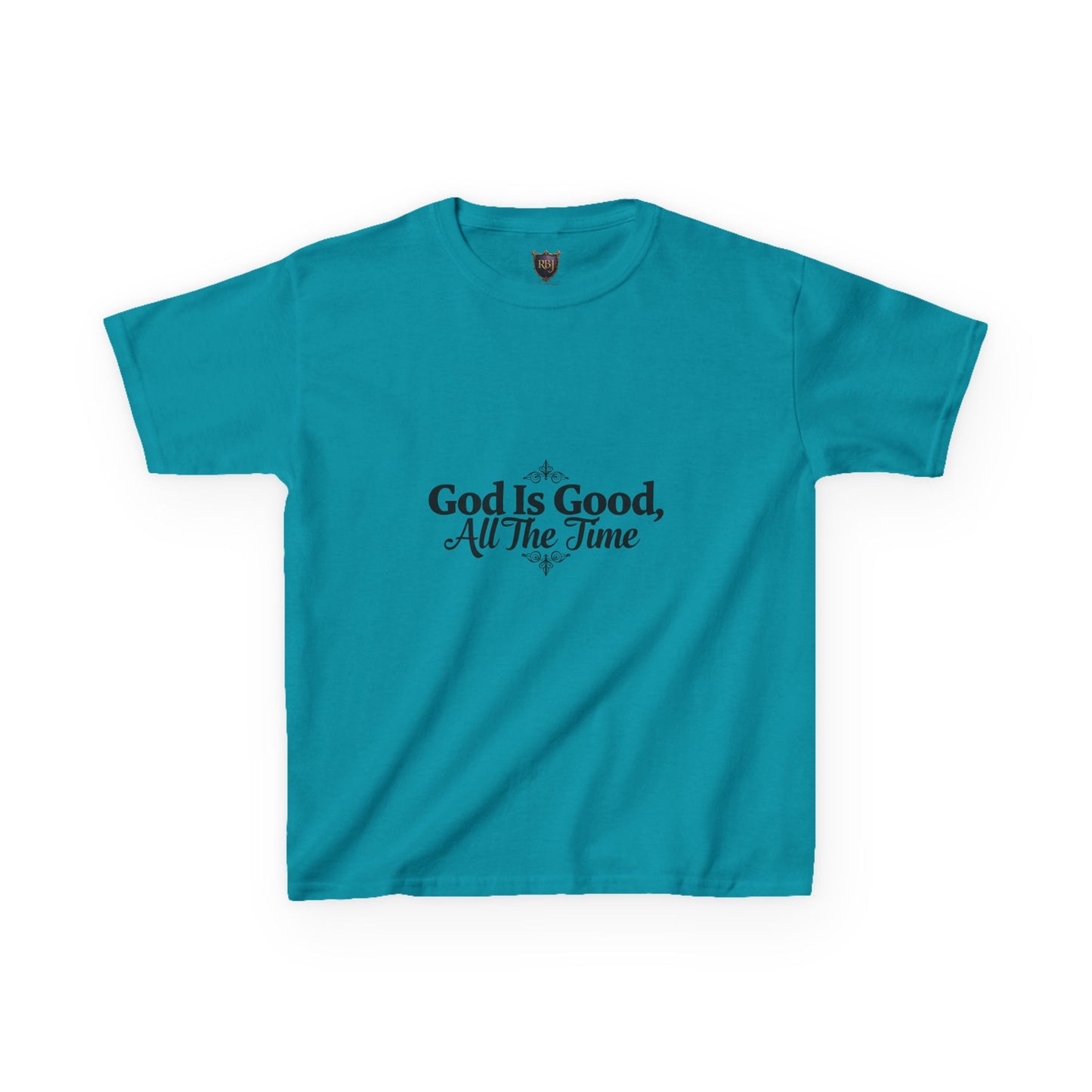 Kids Inspirational Tee - "God Is Good, All The Time"