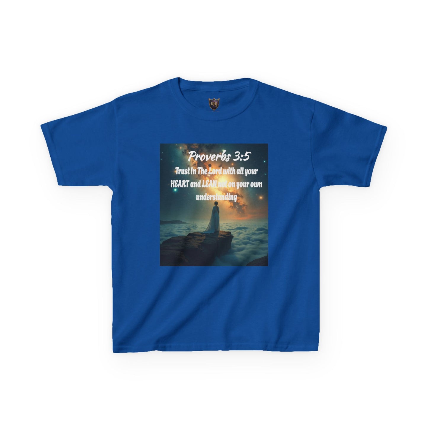 "Proverbs 3:5" Inspirational Kids Tee