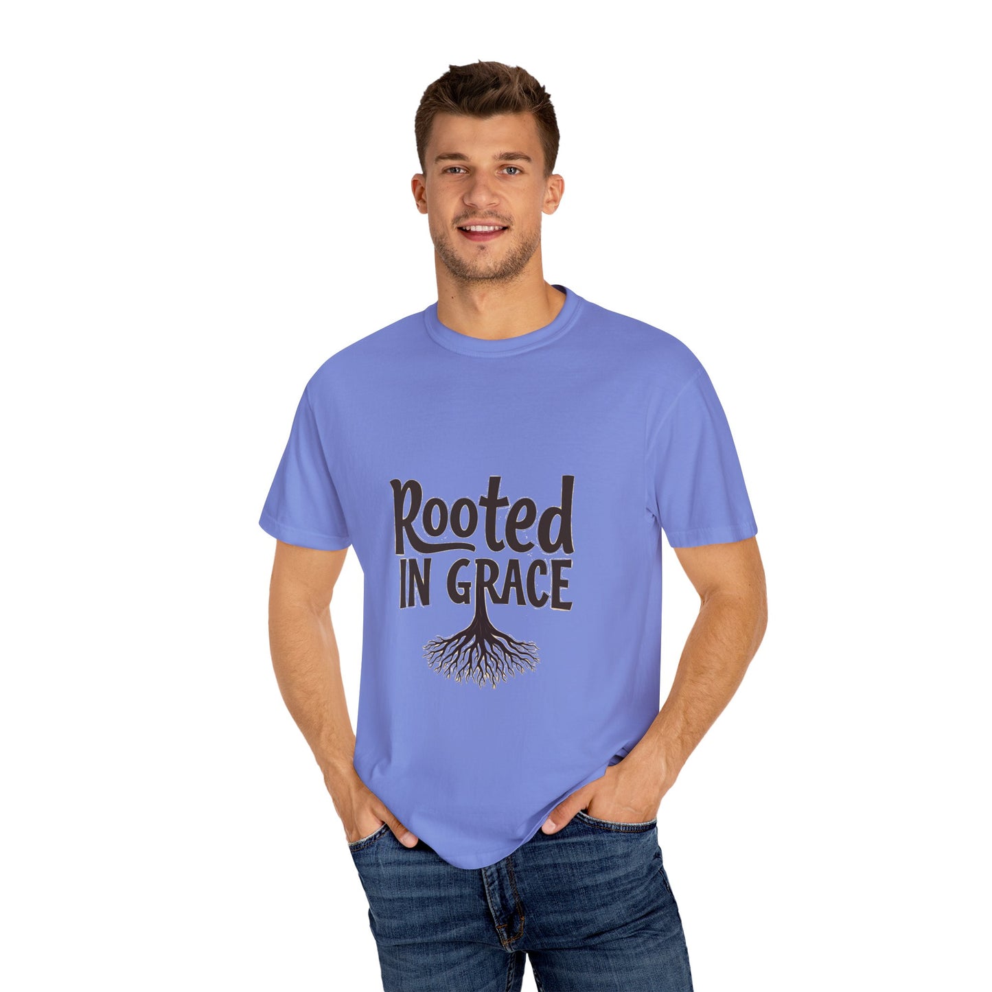 Rooted in Grace Unisex Garment-Dyed T-Shirt
