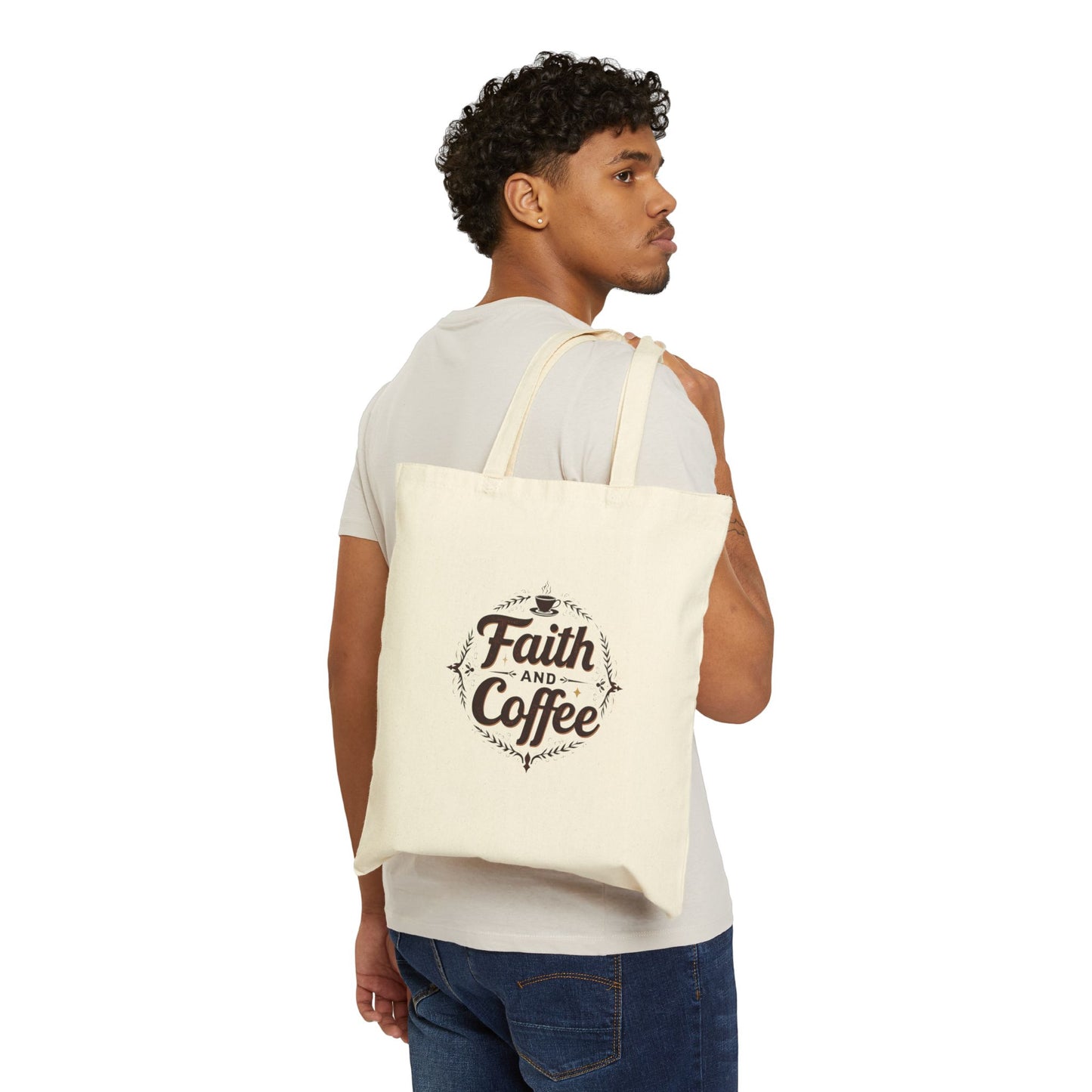 Faith and Coffee Tote Bag