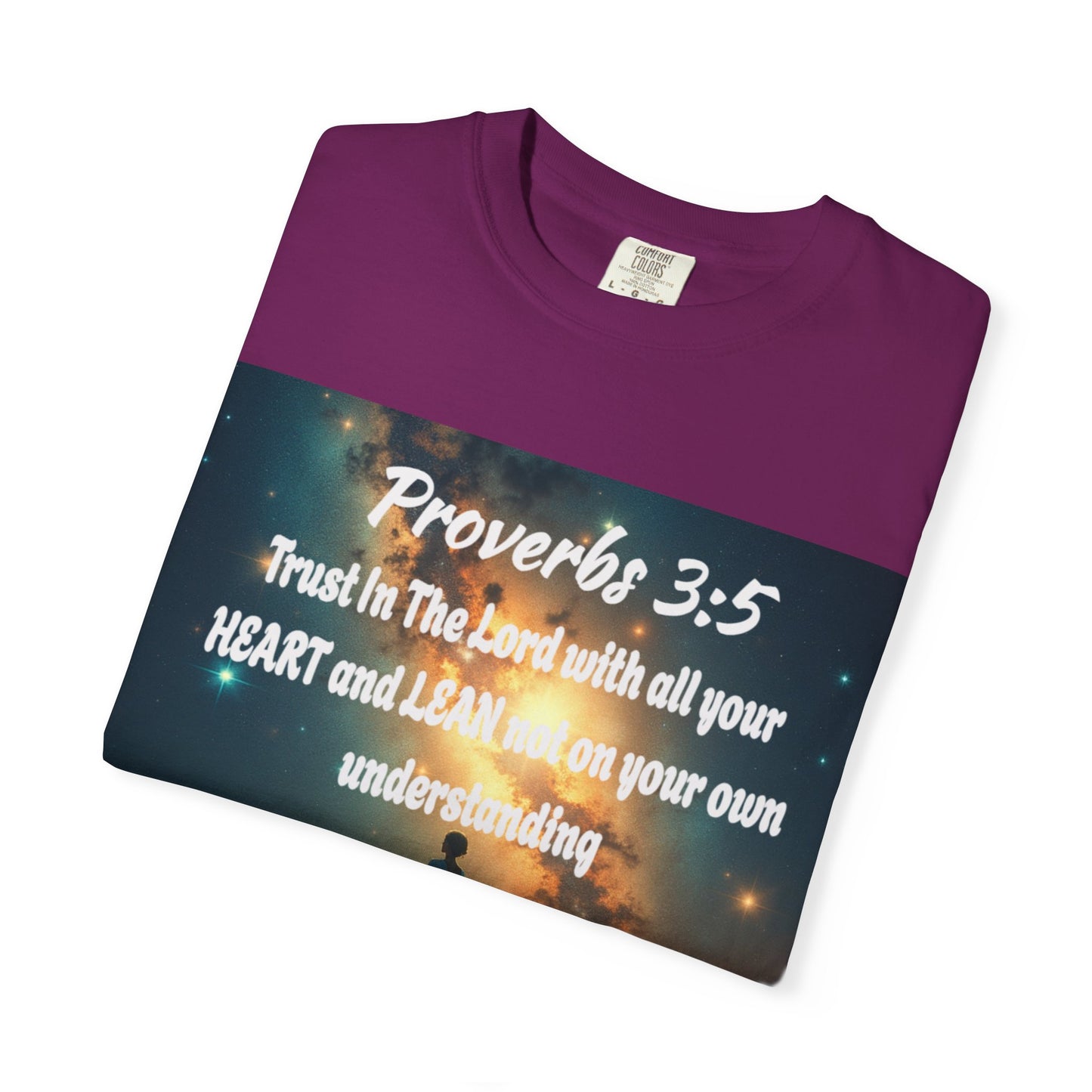 "Proverbs 3:5" Inspirational Trust Tee