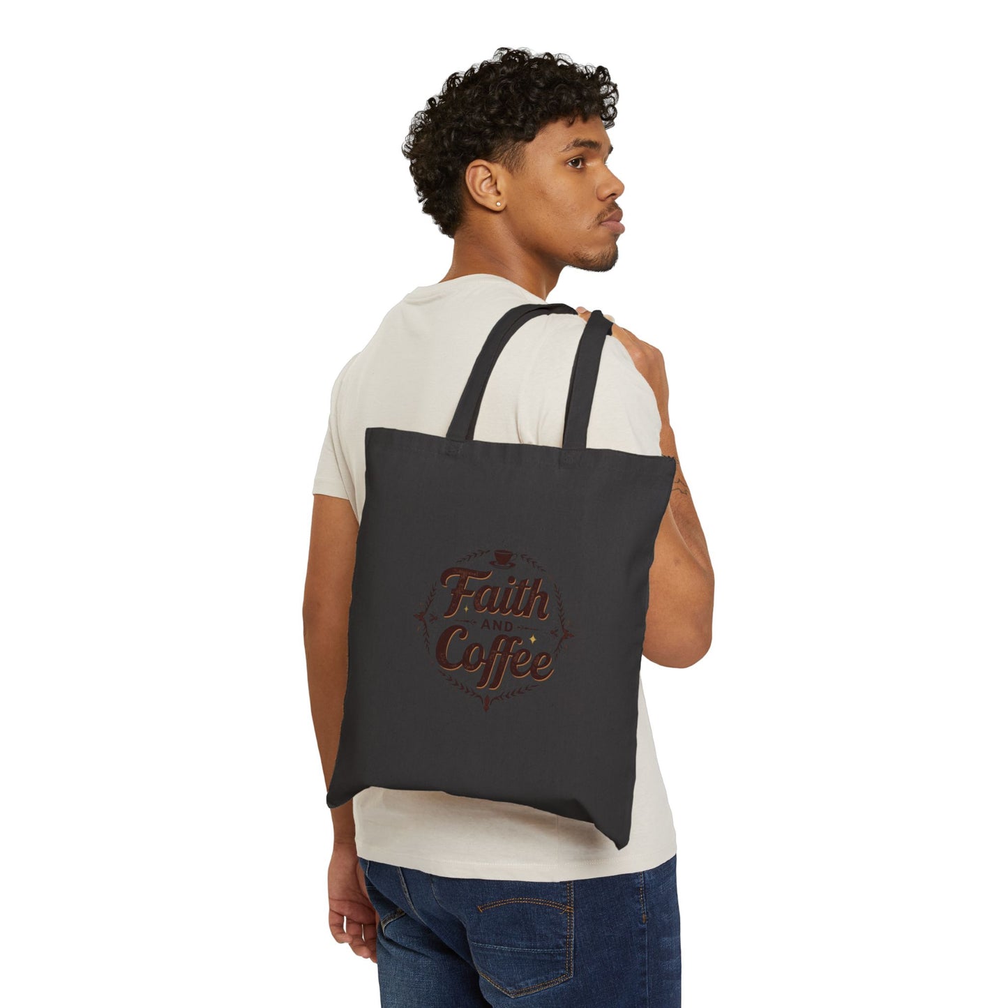 Faith and Coffee Tote Bag