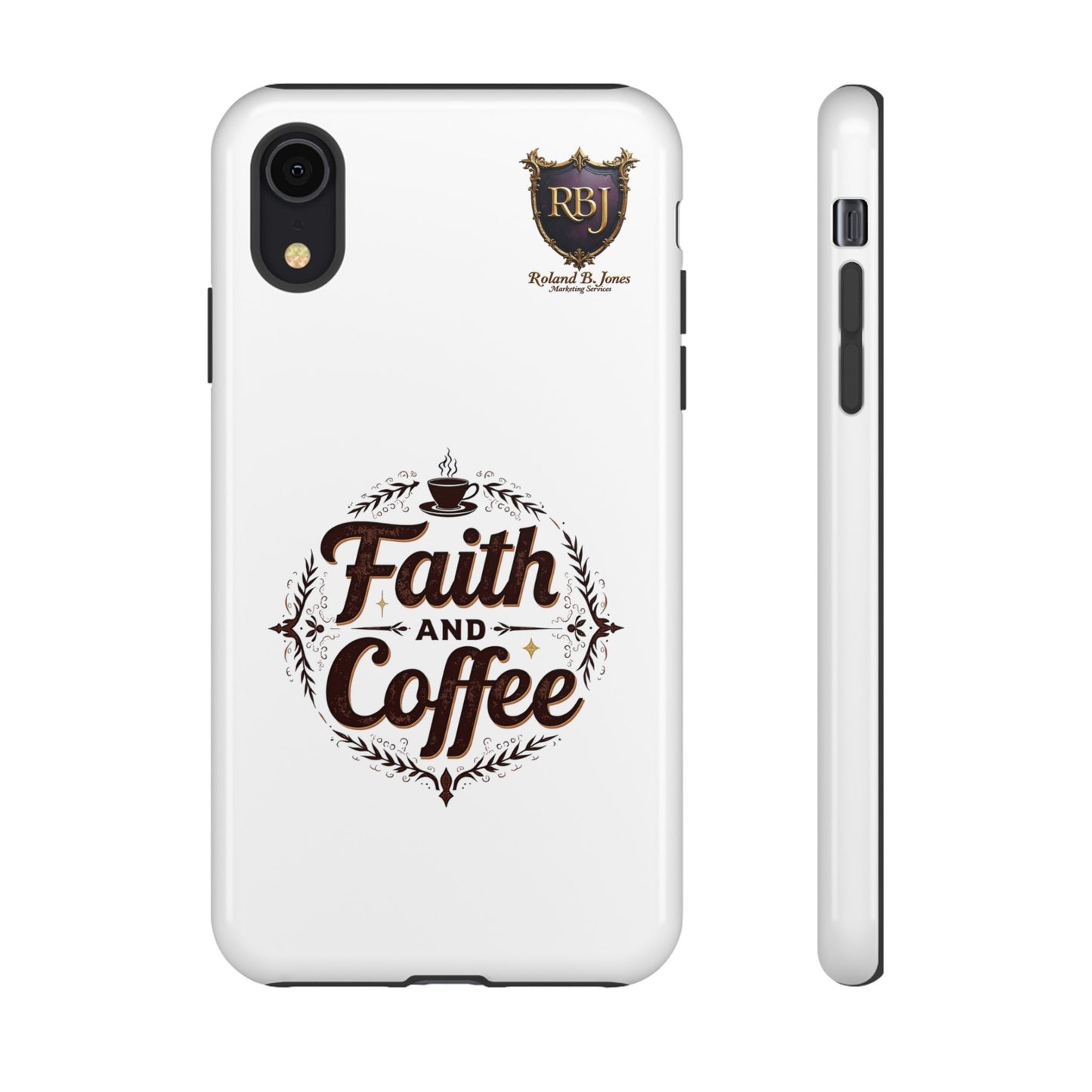 Faith and Coffee Phone Case