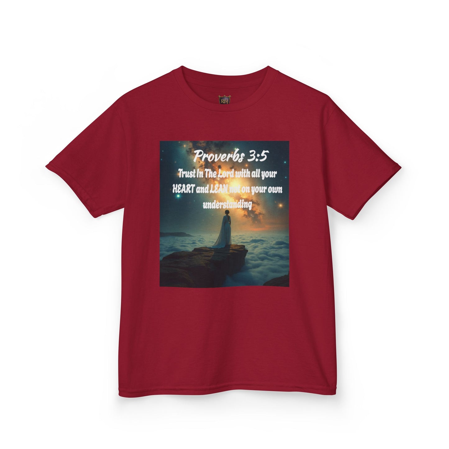 "Proverbs 3:5" Inspirational Kids Tee