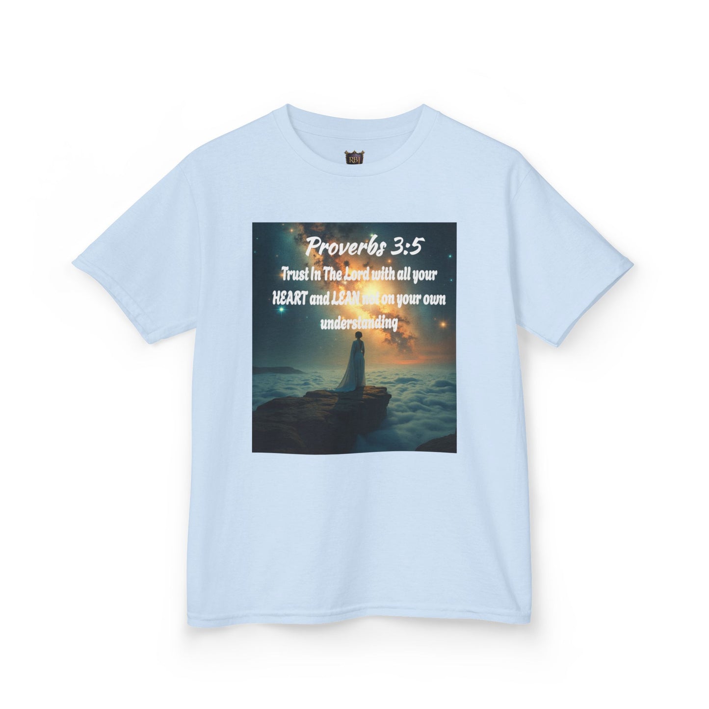 "Proverbs 3:5" Inspirational Kids Tee