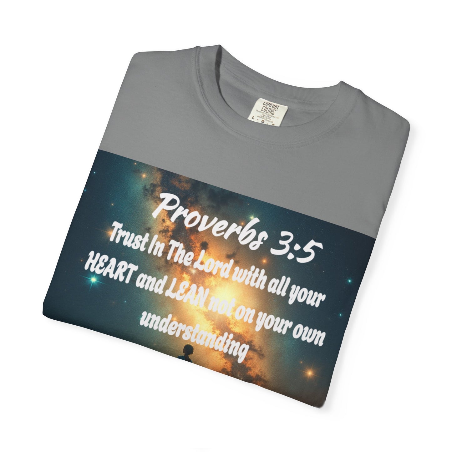 "Proverbs 3:5" Inspirational Trust Tee