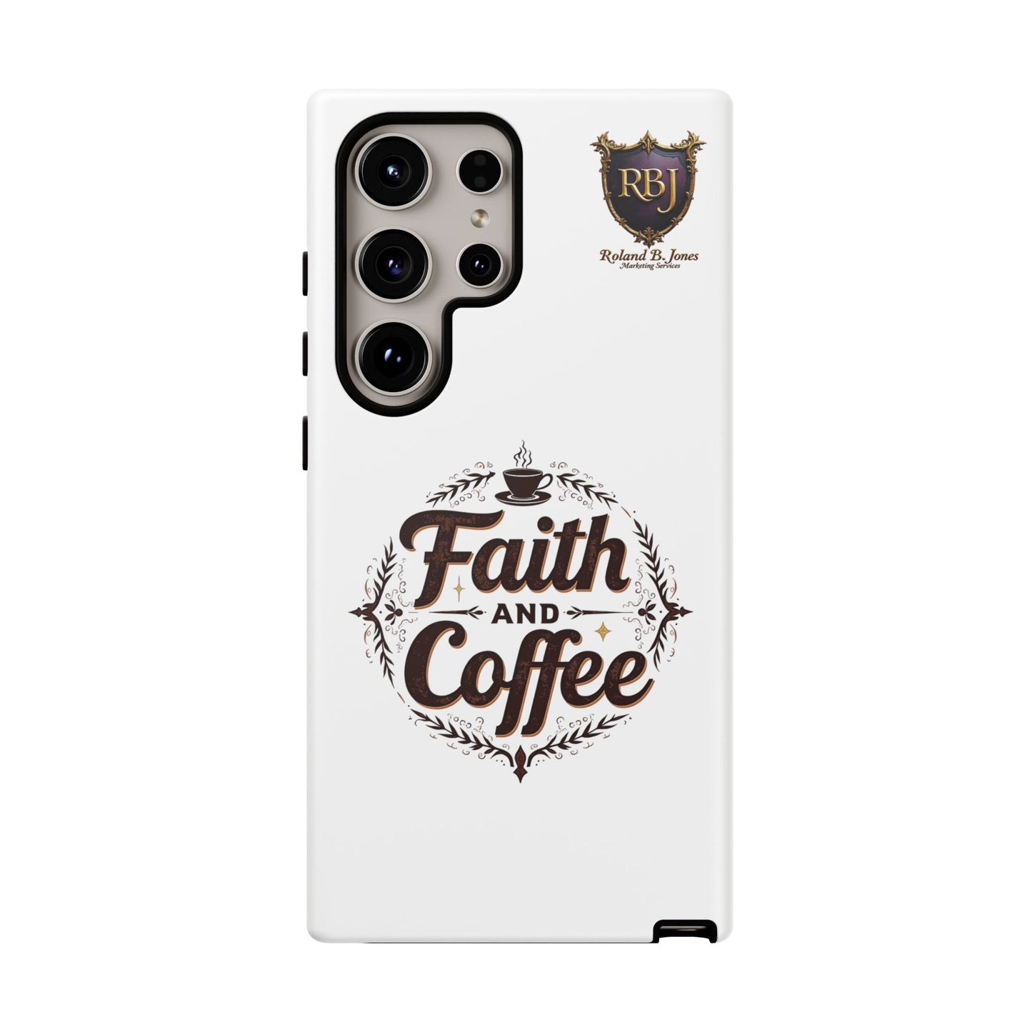 Faith and Coffee Phone Case