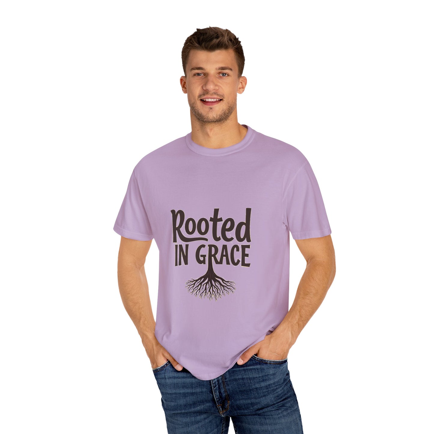 Rooted in Grace Unisex Garment-Dyed T-Shirt